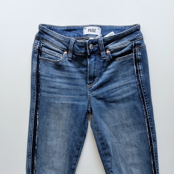 PAIGE Transcend Vintage - Verdugo Ankle Skinny Jeans In Bettie - Size 24 - Picture 2 of 7